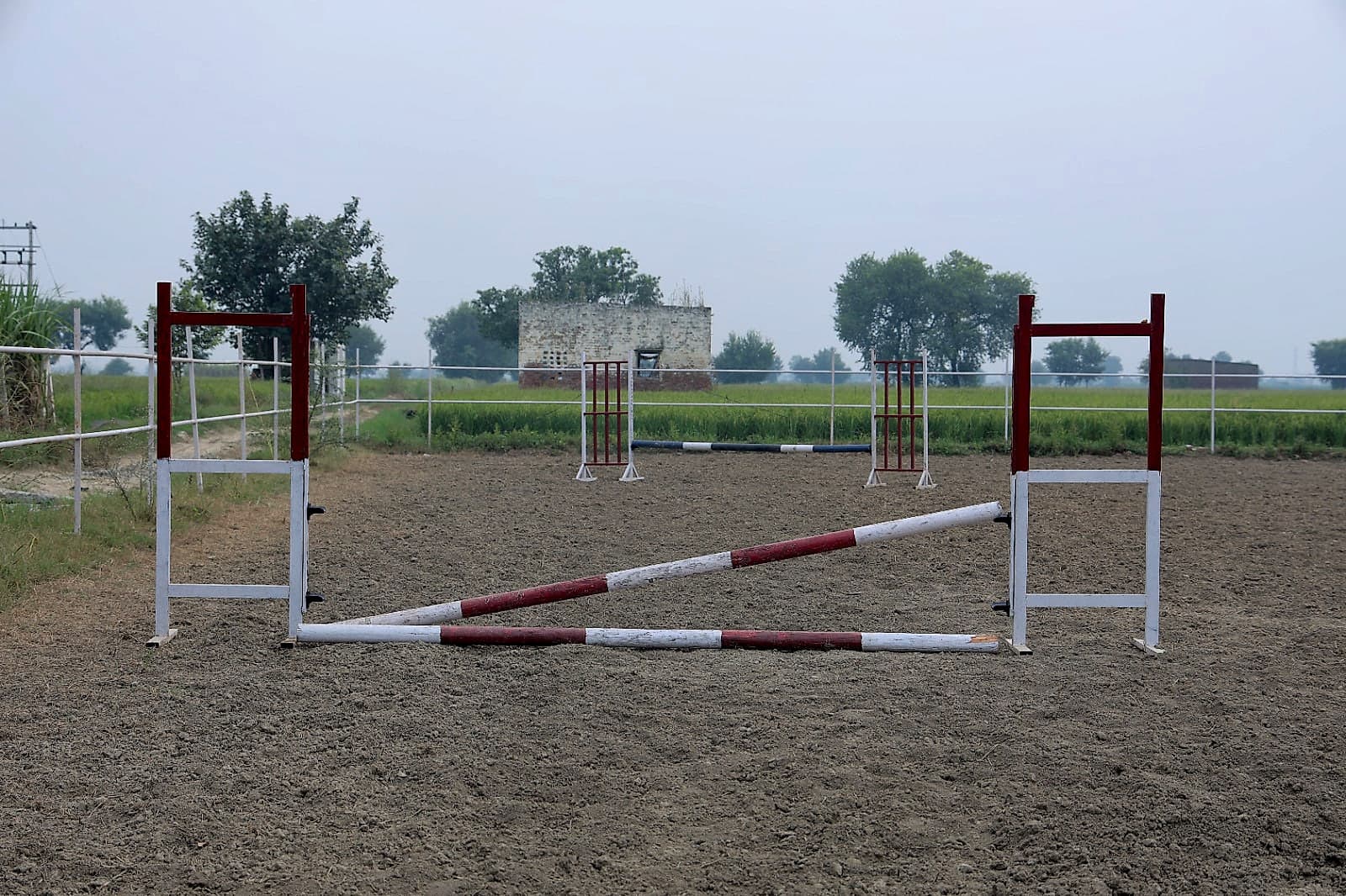 Riding Arena with Jumps