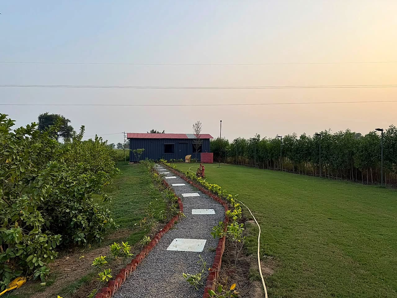 Path to the Container House