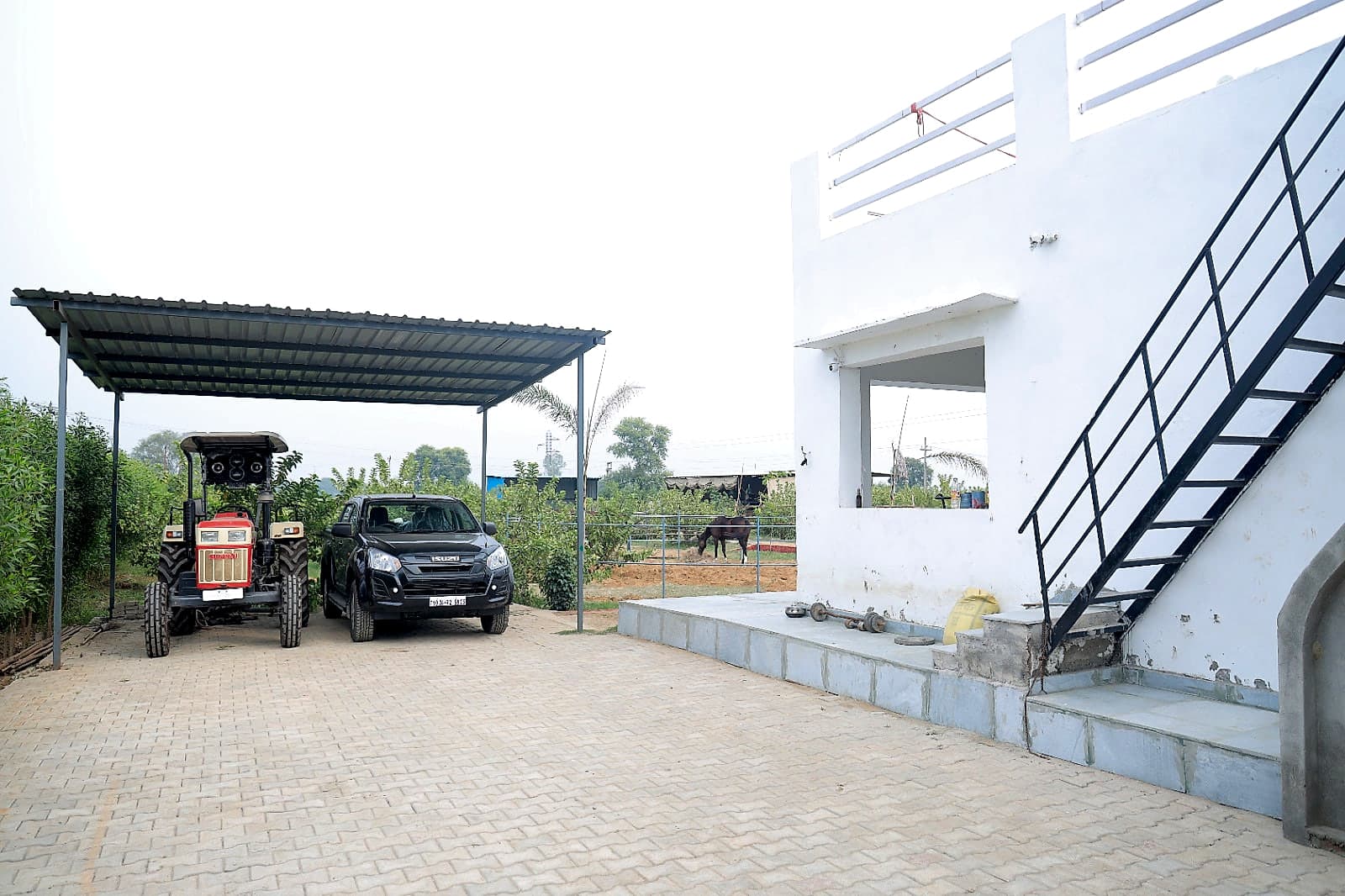 Farmhouse & Parking